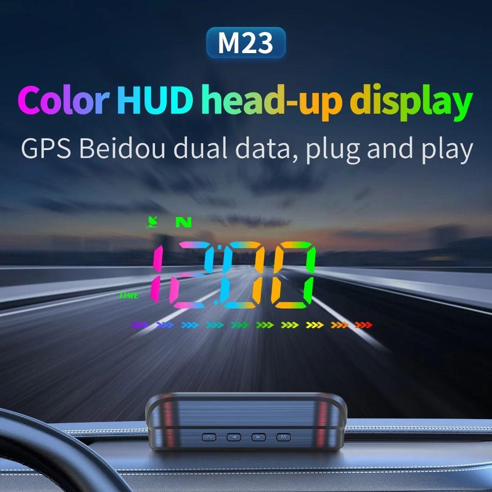 Universal Car Head Up Display HUD GPS Digital Speedometer Windshield Projector  Car Digital