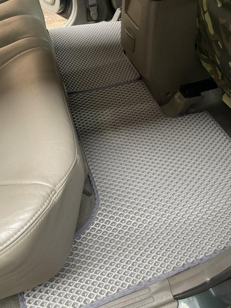 Коврики EVA (серые) Короткий, 4 штуки (передние и задние) для Nissan Patrol Y61 1997-2011 гг