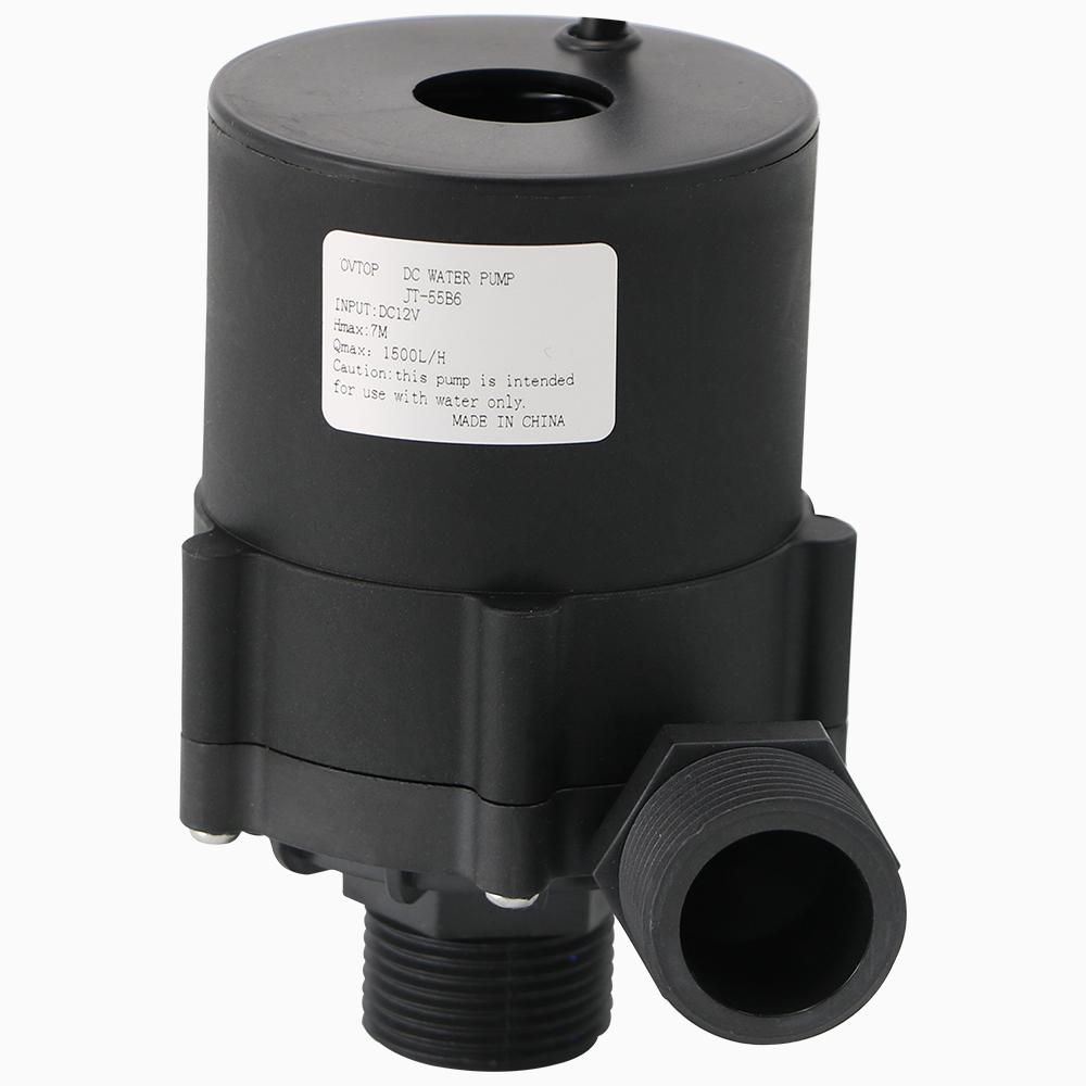 JT-55B6 DC12V 24V 7M 1500L/H Solar bürstenloser Motor Wasserzirkulation Wasserpumpe