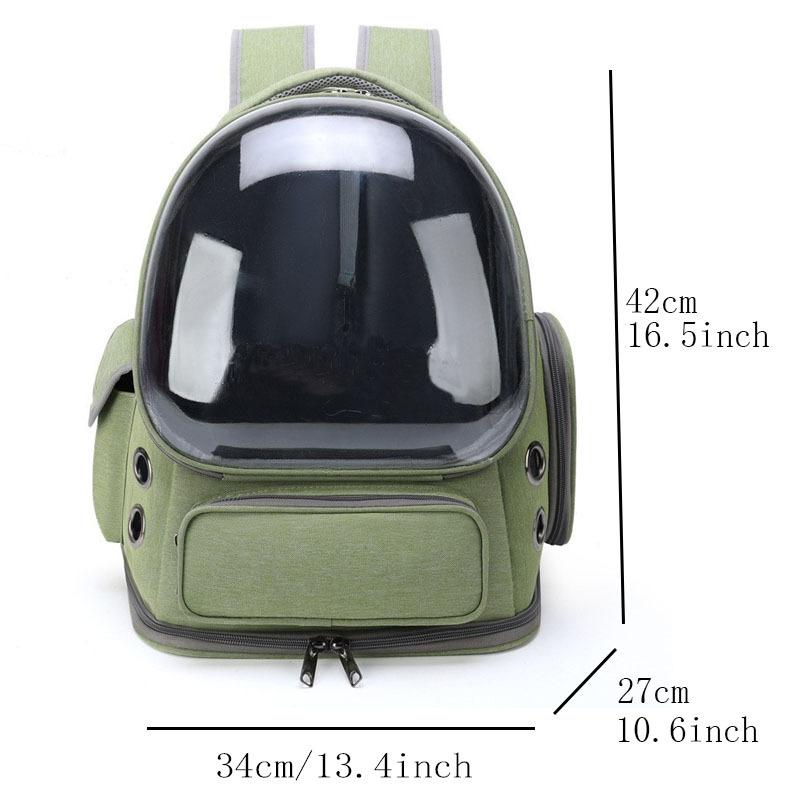 Pet Cat Carrying Bag Space Pet Backpacks Breathable Portable Transparent Backpack Puppy Dog Transport Carrier Space Capsule Bags