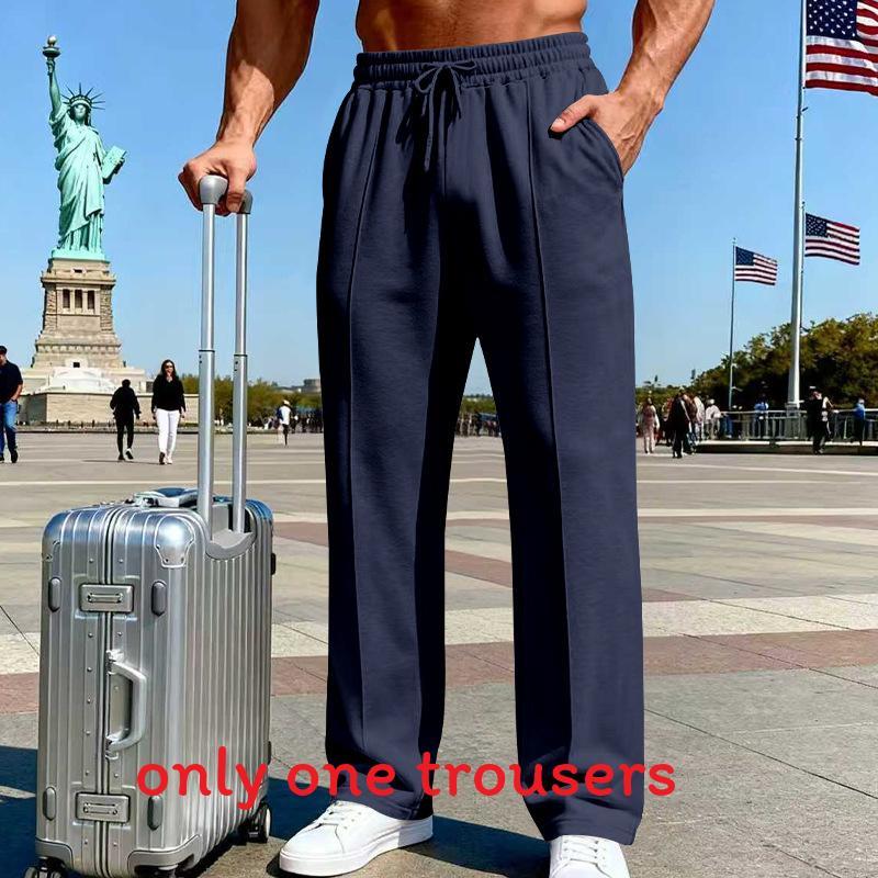 Mens Casual Sports Pants With Noniron Fabric For Daily Wear And Active Lifestyle