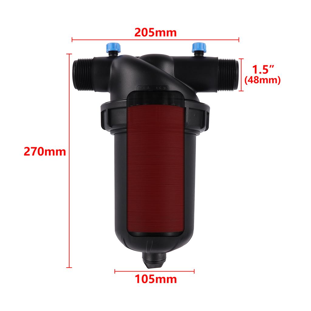 1.25" 1.5"2" Watering Screen Filter For Greenhouse Irrigation Screen Filter Element Agricultural Drip Garden Irrigation Filter