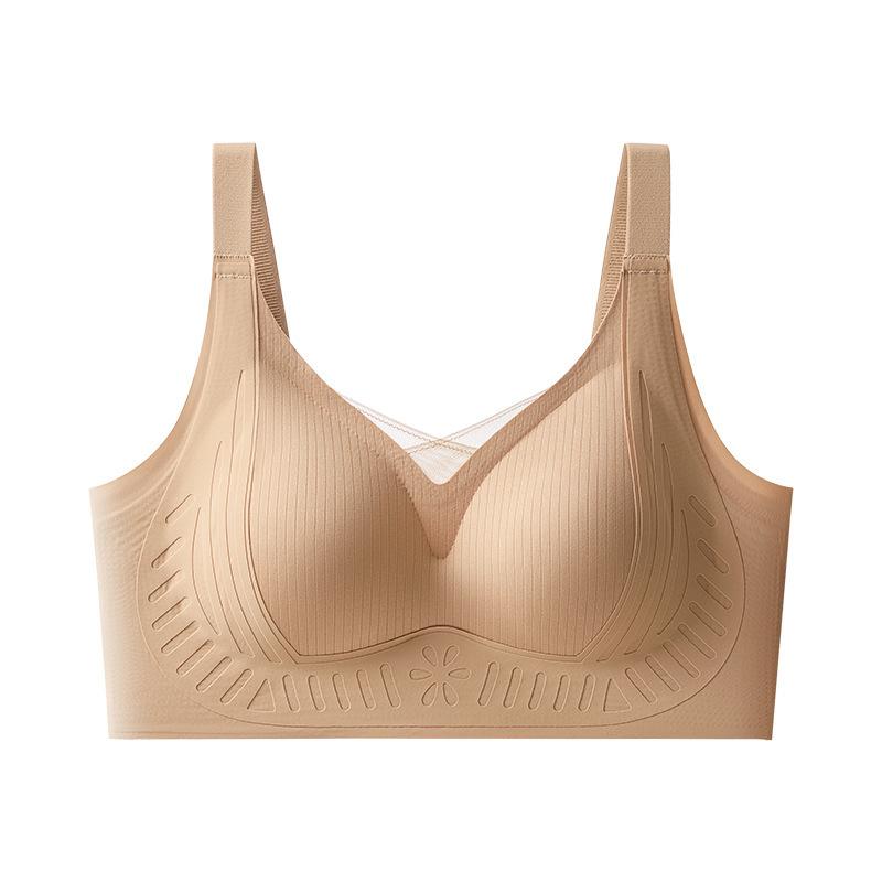 Pilates seamless adjustment underwear, small breasts gathered and breathable, no steel ring, soft support, pull and close, breast bra cover