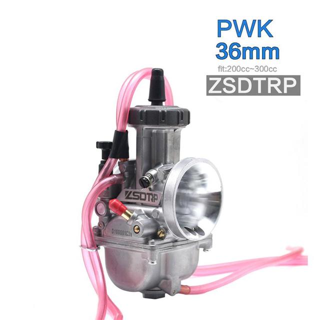 ZSDTRP Motorcycle KEIHIN PWK Carburetor 33 34 35 36 38 40 42mm Racing Parts Scooters Dirt Bike ATV with Power Jet Used 250cc