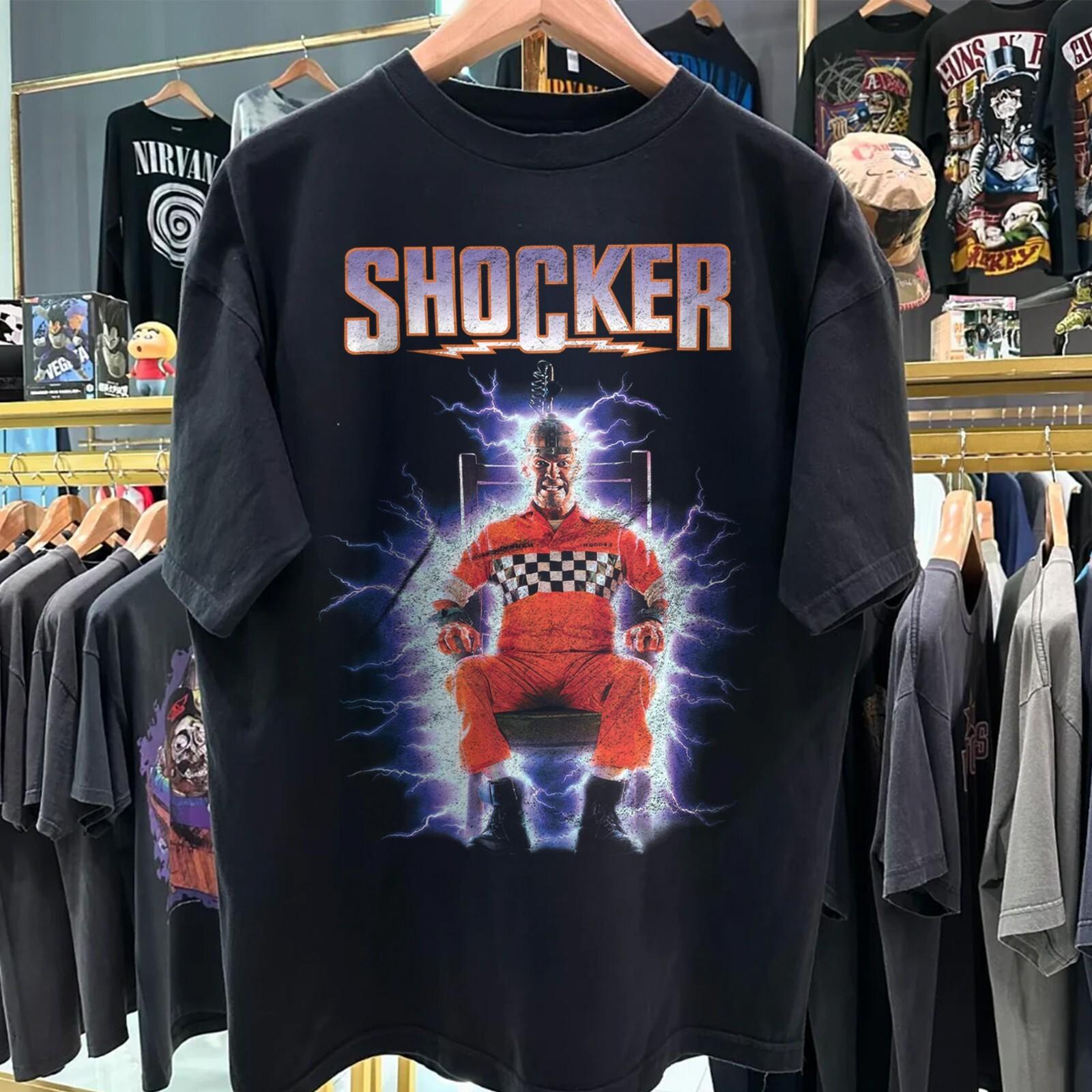 Shocker Horror Movie Retro Vintage Style 100% Cotton T-shirt Mens Tees Top High Quality Graphic Print DTG S