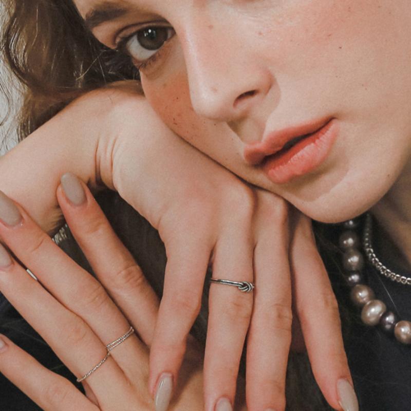 J.Lauren Rope Knot Antique Ring R0625