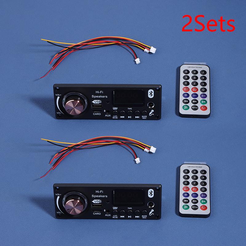 DC 12V MP3 BT Dekodierplatine Auto-Audio MP3-Dekoder BT 5.3 Ohne Verstärker USB TF UKW-Radio Modul Farbdisplay MP3-Player