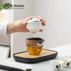 Nanshan Hand-painted Ceramic Kung Fu Tea Set