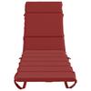 Sun Lounger Cushion GEMERT 100percent  Polyester Wine Red