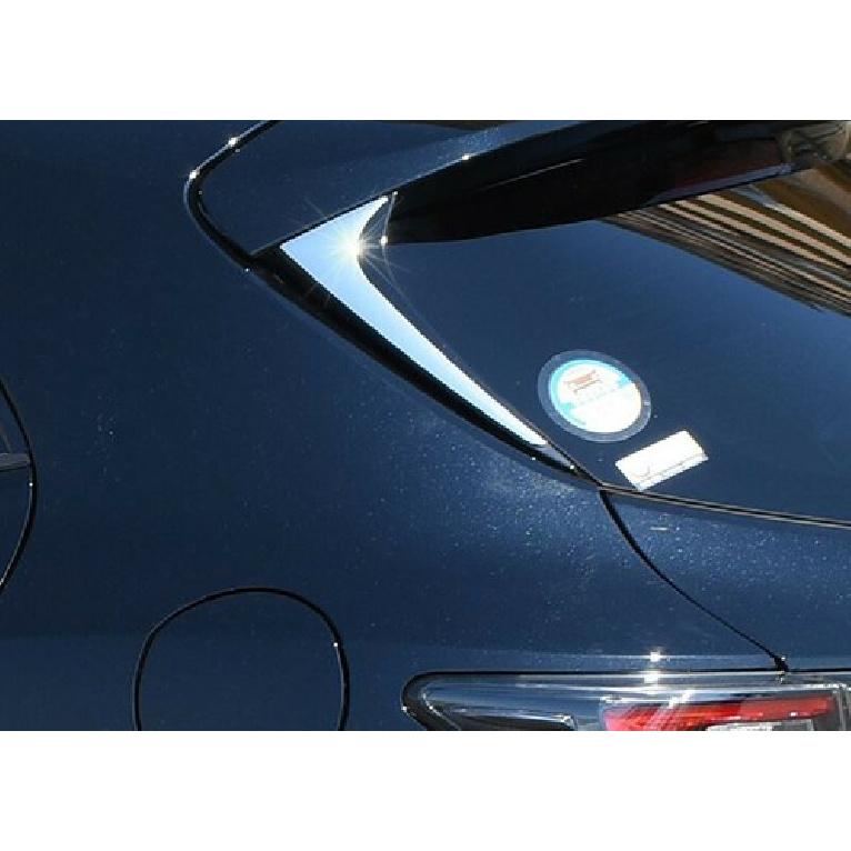 Rear Window Corner Side Cover Trim for - Toyota Corolla Hatchback Chrome