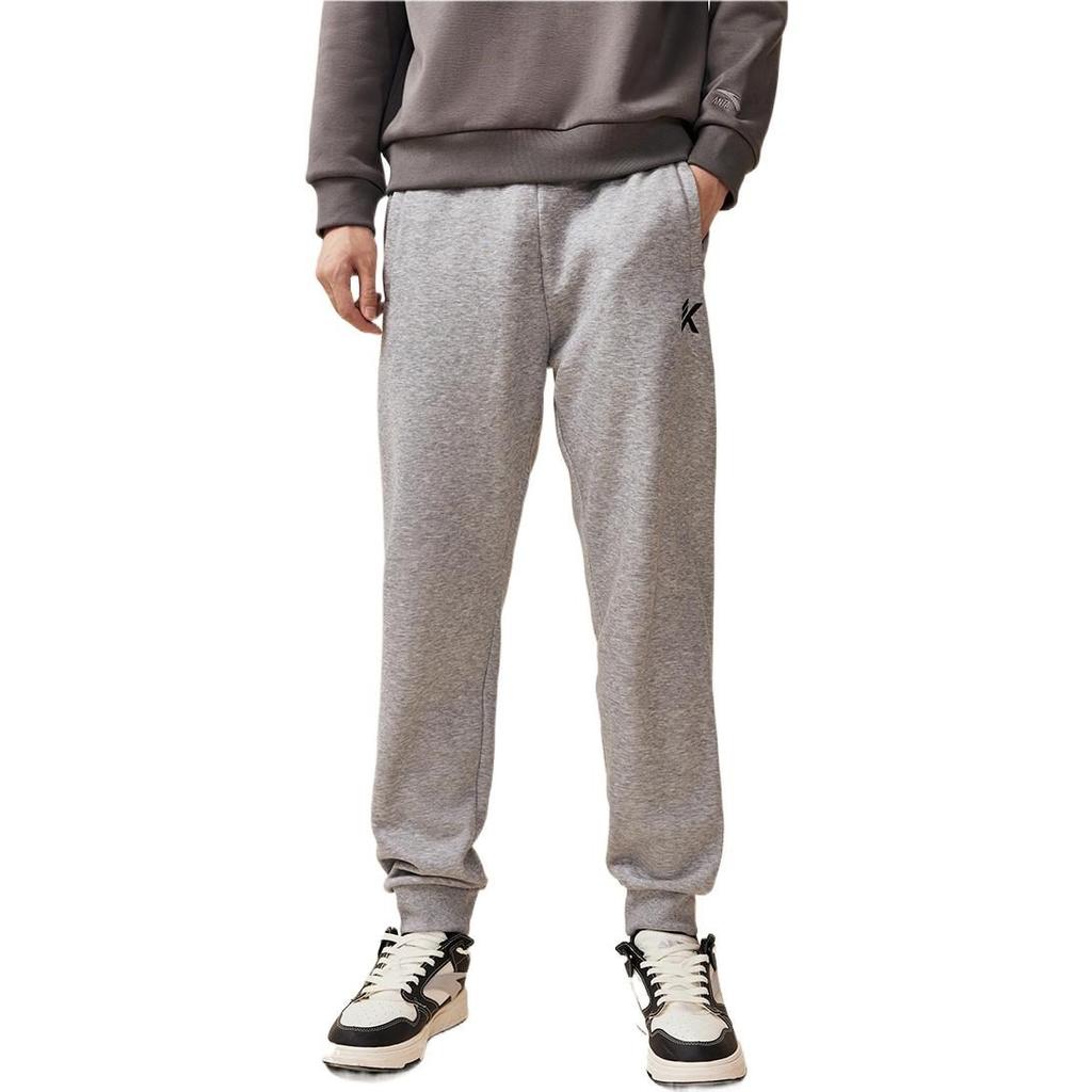 Anta Straight Moderate Sports Pants All Men's Gray 952231350-2