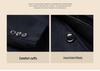 Men's Over-the-Knee Woolen Business Coat with Fleece Inner Layer, Autumn/Winter, Middle-Aged Style