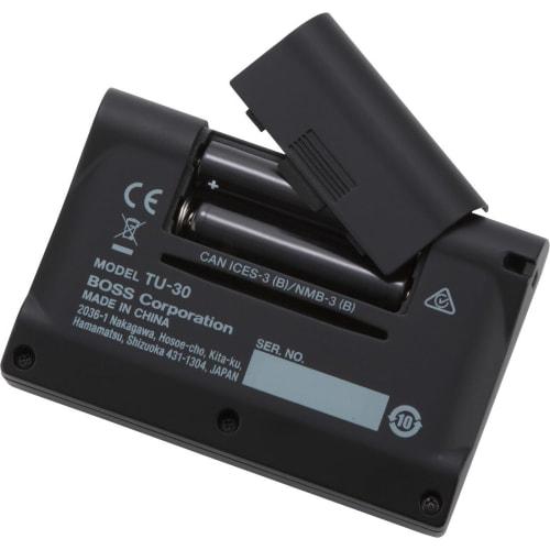 BOSS TU-30 Chromatic Tuner & Metronome with Built-in Mic/Input for Guitar, Bass, and Acoustic Instruments, AAA Battery Powered, Reference Tone Functio