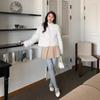 Women's Natural Fluffy Sweater Thermal Stockings