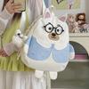 Schoolbag backpack women's 1011 new cute puppy backpack niche design fashion student schoolbag cartoon casual backpack