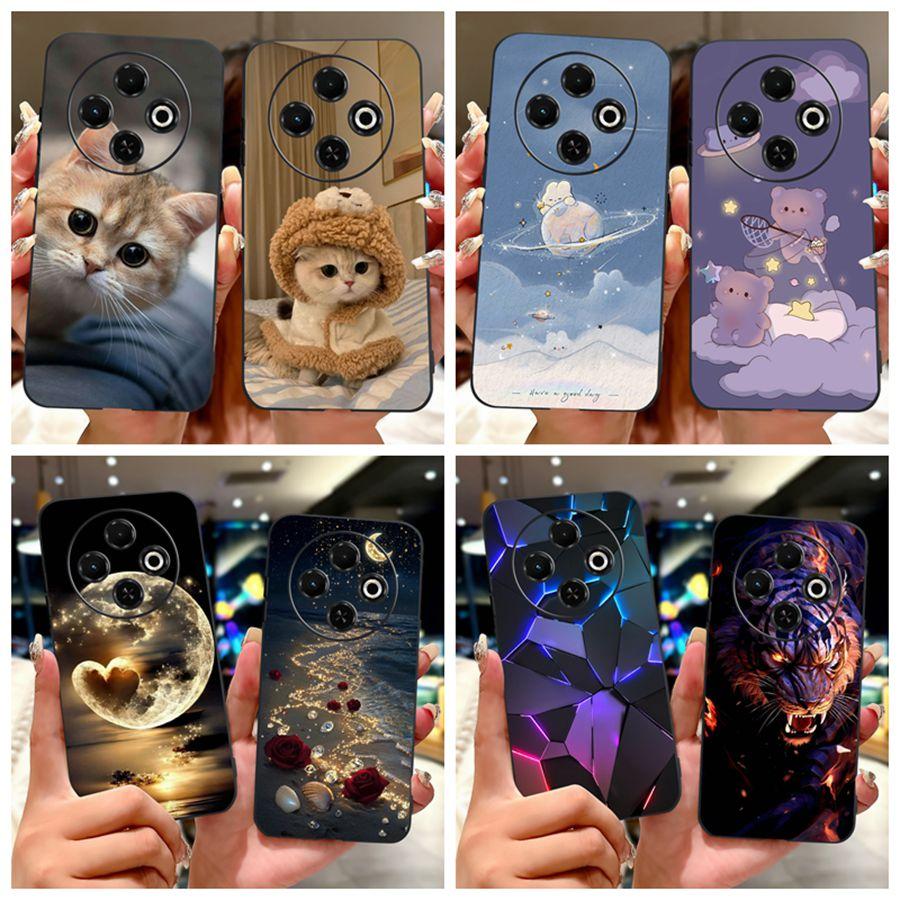 For Tecno Spark 30C Case kl5 kl5n Soft Silicone Cute Cartoons 2025 Painted Coque Cover For Tecno Spark30C 30 C 4G Phone Bag