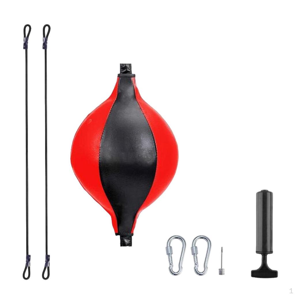 Boxball Geschwindigkeit mit Seil Pumpe Aufblasbarer Boxsack Double End Bag für