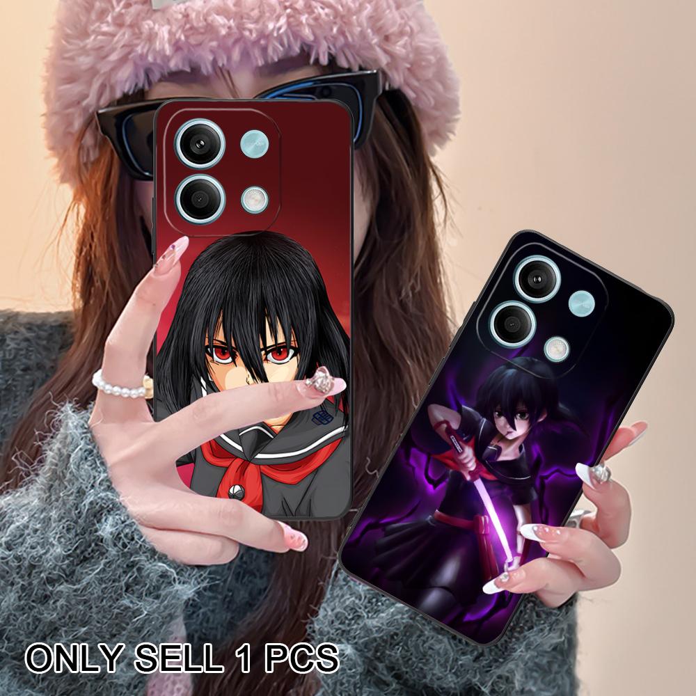 Akame Kurome Matte TPU Mobile Phone Case for POCO F8 F7 F6 F5 F4 F3 F2 Pro GT C75 C71 C65 C61 C40 Pro Ultra Colorful Cover