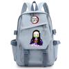 Anime Demon Slayer Ryggsekk Back To Schoolbag for Boy Girl Bookbag for Kid Gaver Menn Dame Reisebag Stor kapasitet ryggsekk