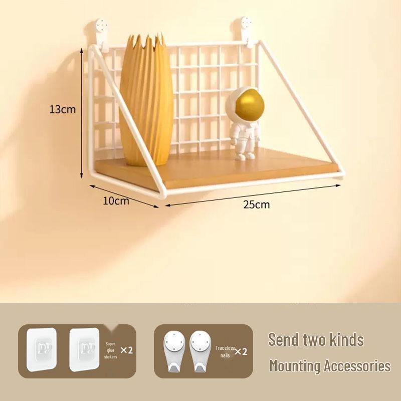 Punch-Free Wall-Mounted Camera Shelf: Multi-Functional Security & Storage Solution