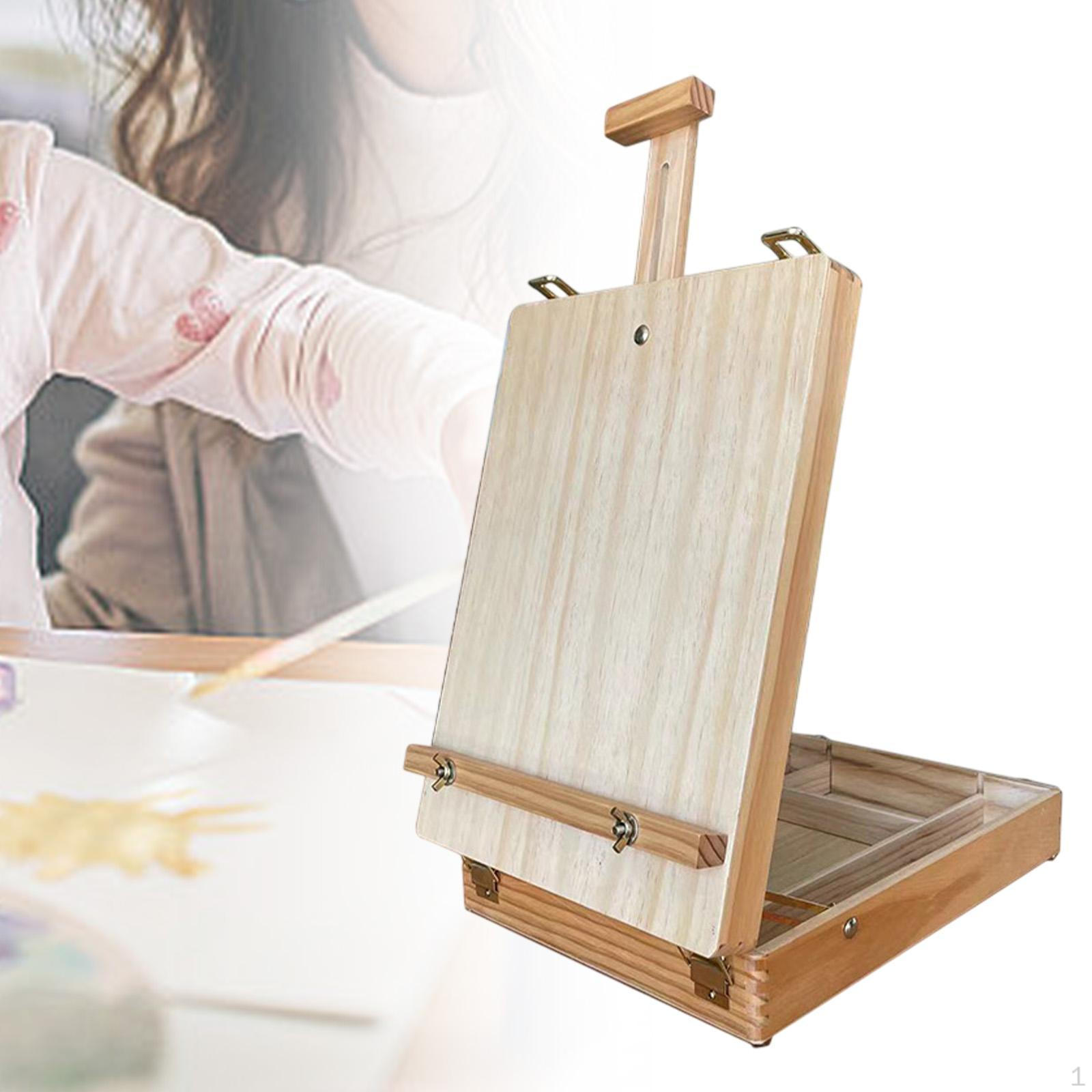 

Регулируемый деревянный стол-мольберт для эскизов, переносной деревянный настольный чехол для художника Pine Wood
