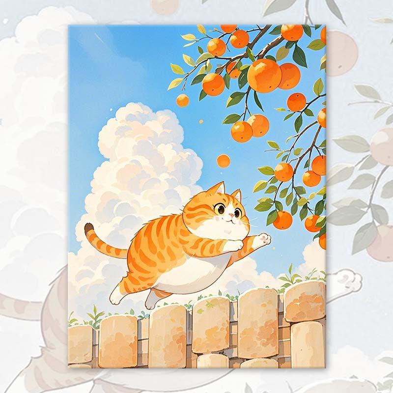 2025 Lucky Prosperity DIY Digital Oil Painting: Cute, Handmade Coloring Experience