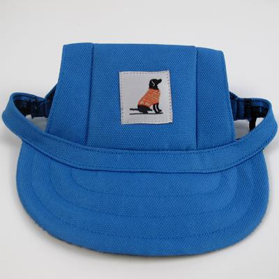 Verstellbare Baseballkappe mit Ohrenlöchern für große, mittelgroße und kleine Hunde Sommer-Hundekappe Welpen-Sonnenhut Outdoor-Wandern Haustierprodukte