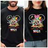 Paris Trendy Casual 2025 Mickey Minnie Family Bell Travel Gift Summer High Quality Cotton TShirt