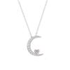 Japanese & Korean Star and Moon Clavicle Necklace for Women - Elegant Minimalist Design