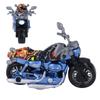 Mini Motorcycle Model Alloy High Simulation Promote Coordination Pull Back Motorcycle Toy for Kids