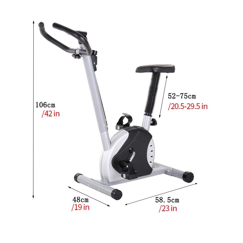 Blau/Rote LED-Anzeige Fahrrad Heimtrainer Heimtrainer Cardio-Tool Heim-Indoor-Cycling-Trainer Stationäres Bodybuilding-Fitnessgerät