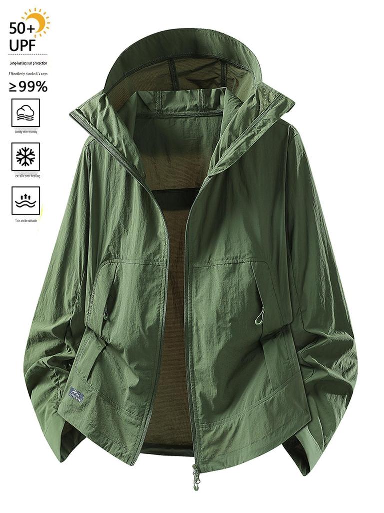 Lightweight Mountain-Style Sun Protection Jacket for Women and Men - Breathable Summer Cycling and Skin Protection Top