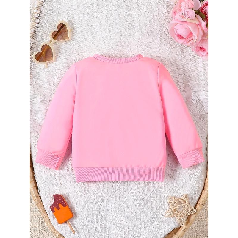 European Sizes Minimally Printed Pattern, Comfortable and Skin Friendly for 0-3 Year Old Baby Kids, Versatile Baby Round Neck Hoodie