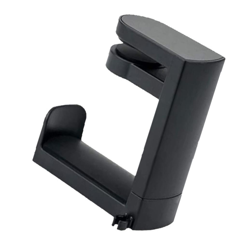 Headphone Hanger Clamp on Under Desk 360 Rotation Earphone Stand USB Cable Storage