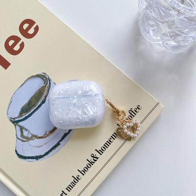 Ασύρθηκη Θήκη Ακουστικών, Χαριτωμένη Θήκη Ακουστικών με Αλυσίδα Περλών