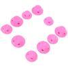 Hair Rollers No Heat Rubber Pink No Clip Hair Curlers Styling Waving Hairstyle Tool