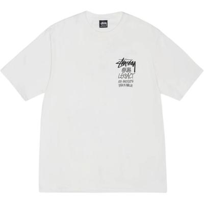Stussy X OUR LEGACY  FW24 WORK SHOP 8 BALL YIN YANG TEE PIGMENT DYED logoT Unisex 3903959