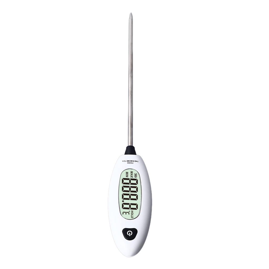 Food Thermometer Digital LCD Display Stainless Steel Probe for Home Kicthen Meat Cooking Baking