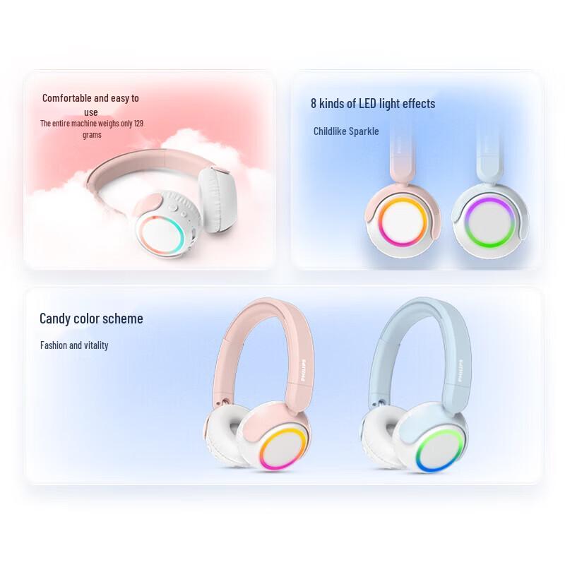 Philips TAK4200 Kids Wireless On-Ear Bluetooth Headphones