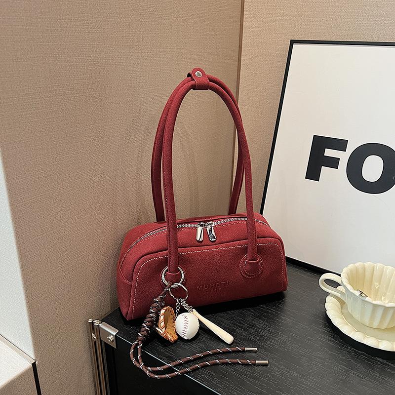 Retro matte bag autumn and winter new commuter shoulder underarm bag women's handbag