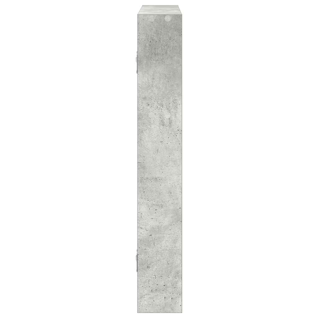 Wall Shelf Concrete Grey 43 X 9 X 60 Cm Engineered Wood