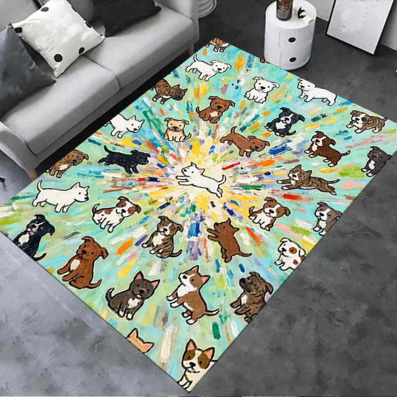 2025 New Cute animals Carpet Rug for Living Room Bedroom Home Sofa Decoration,Kids play Non-slip Floor Mat