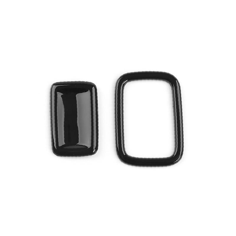 

For Hyundai Santa Fe MX5 2026 2026 2PCS ABS Silvery Rear Storage Box Lid Passenger Storage Box Adjust Knob Cover LHD/RHD чёрный