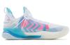 Li Ning Speed 7 Premium PE Abrasion Resistant Breathable Low Top Basketball Shoes Men's White Blue Pink ABAR017-C