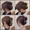 Einfache Metall Ausgehöhlte Geometrische Kralle Damen Elegantes Haaraccessoire Kreuz Krabbe Badeclip Für Frauen Mode Mädchen Kopfschmuck
