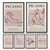 1pc Picasso Artwork, Vintage Line Canvas Art Poster, Minimalist Line Drawing, Animal print,Home Wall Decor or Gift Print