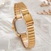 Gifts Oval Dial Quartz Watch Simple Fold-down Clasp Watch Women Watch Fashion Wristwatch