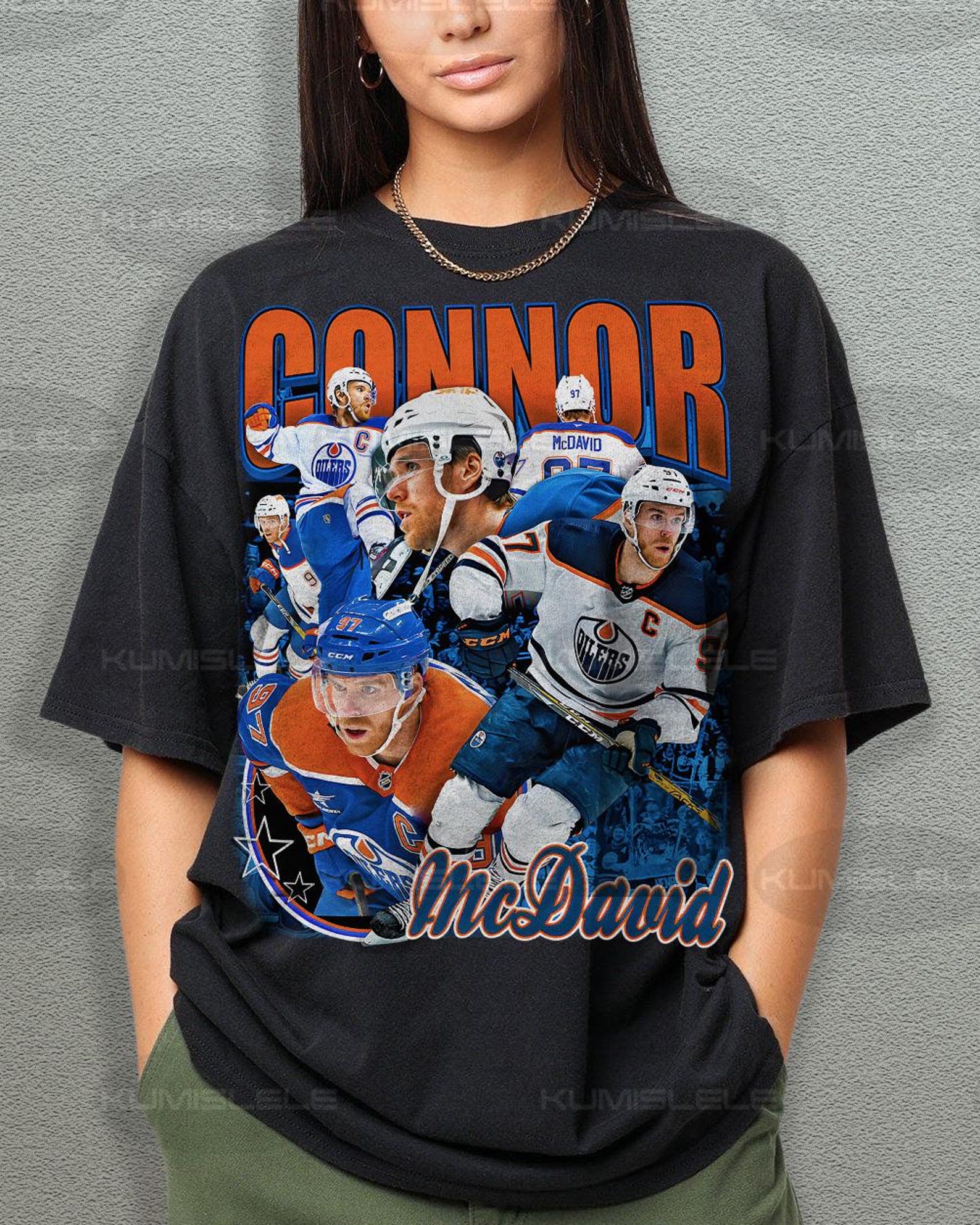 Vintage Connor McDavid 97 - Edmonton Hockey T-Shirt S