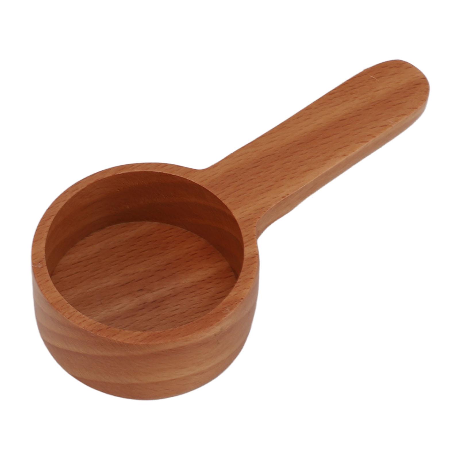 

ZK30 Мерная ложка для кофе Многофункциональная Высокоточная Изысканная Прочная Деревянная Кофейная Ложка для Домашних Кухонных Принадлежностей Короткая хаки