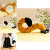 Cute Plush Tiger Paw And Tail Headband For Stage Shows And Animal-themed Parties